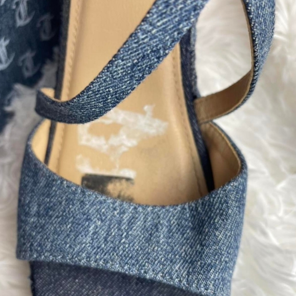 Juicy Couture Denim Heels - Picture 2 of 6